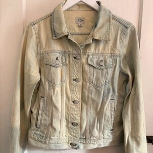 JCrew Light Bleached Denim Jacket